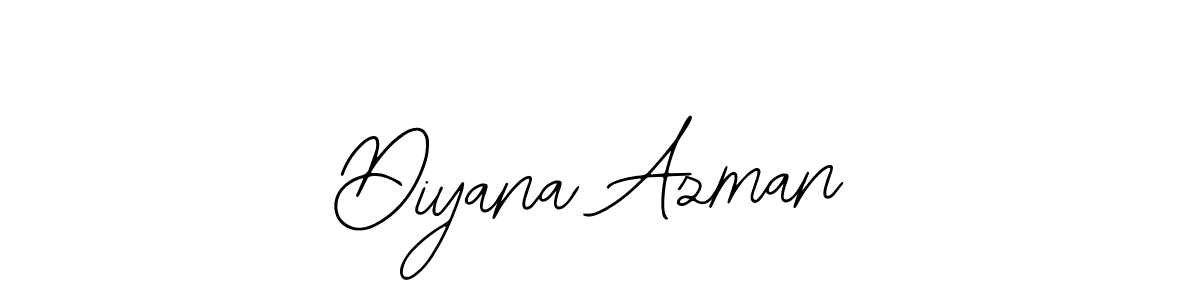 Design your own signature with our free online signature maker. With this signature software, you can create a handwritten (Bearetta-2O07w) signature for name Diyana Azman. Diyana Azman signature style 12 images and pictures png