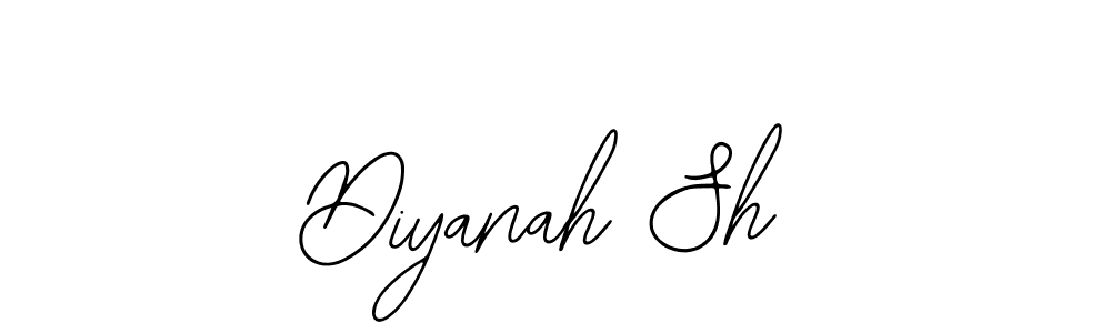 Design your own signature with our free online signature maker. With this signature software, you can create a handwritten (Bearetta-2O07w) signature for name Diyanah Sh. Diyanah Sh signature style 12 images and pictures png