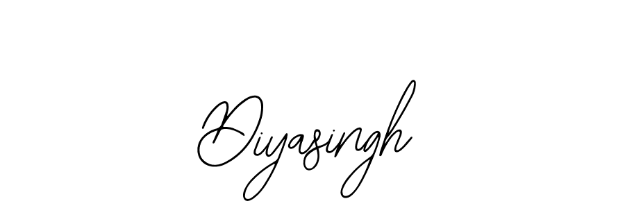 How to make Diyasingh name signature. Use Bearetta-2O07w style for creating short signs online. This is the latest handwritten sign. Diyasingh signature style 12 images and pictures png