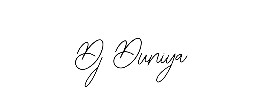 Similarly Bearetta-2O07w is the best handwritten signature design. Signature creator online .You can use it as an online autograph creator for name Dj Duniya. Dj Duniya signature style 12 images and pictures png