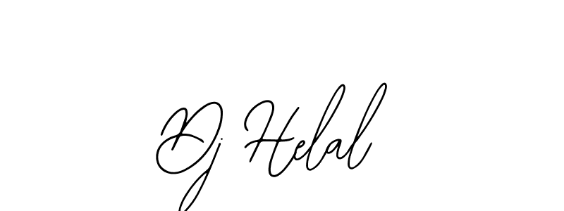 Also You can easily find your signature by using the search form. We will create Dj Helal name handwritten signature images for you free of cost using Bearetta-2O07w sign style. Dj Helal signature style 12 images and pictures png