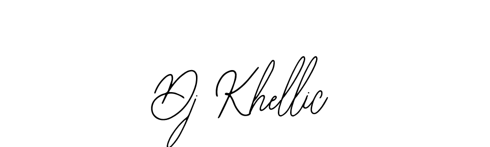 Also we have Dj Khellic name is the best signature style. Create professional handwritten signature collection using Bearetta-2O07w autograph style. Dj Khellic signature style 12 images and pictures png