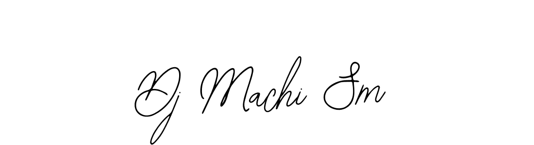 Use a signature maker to create a handwritten signature online. With this signature software, you can design (Bearetta-2O07w) your own signature for name Dj Machi Sm. Dj Machi Sm signature style 12 images and pictures png