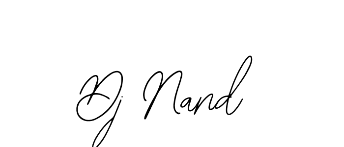 Design your own signature with our free online signature maker. With this signature software, you can create a handwritten (Bearetta-2O07w) signature for name Dj Nand. Dj Nand signature style 12 images and pictures png