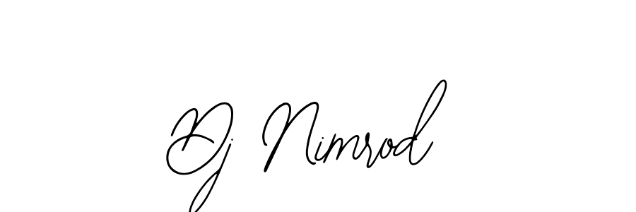 Make a beautiful signature design for name Dj Nimrod. With this signature (Bearetta-2O07w) style, you can create a handwritten signature for free. Dj Nimrod signature style 12 images and pictures png