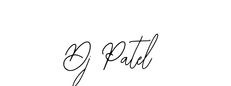 You should practise on your own different ways (Bearetta-2O07w) to write your name (Dj Patel) in signature. don't let someone else do it for you. Dj Patel signature style 12 images and pictures png