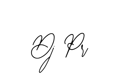 You should practise on your own different ways (Bearetta-2O07w) to write your name (Dj Pr) in signature. don't let someone else do it for you. Dj Pr signature style 12 images and pictures png