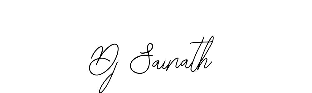 Dj Sainath stylish signature style. Best Handwritten Sign (Bearetta-2O07w) for my name. Handwritten Signature Collection Ideas for my name Dj Sainath. Dj Sainath signature style 12 images and pictures png