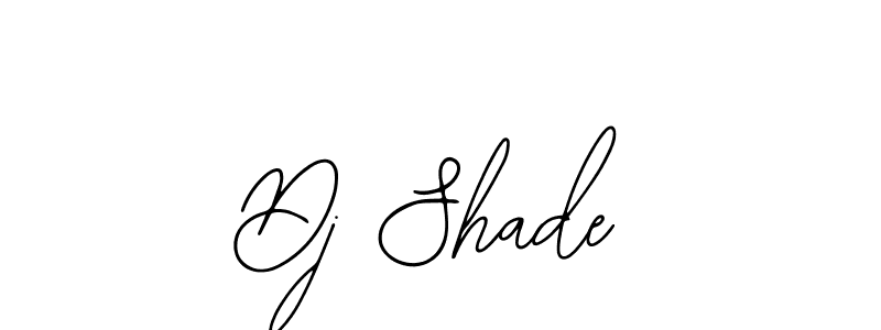The best way (Bearetta-2O07w) to make a short signature is to pick only two or three words in your name. The name Dj Shade include a total of six letters. For converting this name. Dj Shade signature style 12 images and pictures png