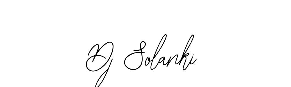 The best way (Bearetta-2O07w) to make a short signature is to pick only two or three words in your name. The name Dj Solanki include a total of six letters. For converting this name. Dj Solanki signature style 12 images and pictures png