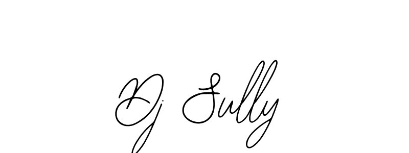 How to make Dj Sully name signature. Use Bearetta-2O07w style for creating short signs online. This is the latest handwritten sign. Dj Sully signature style 12 images and pictures png