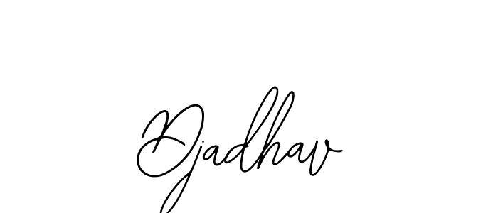 Design your own signature with our free online signature maker. With this signature software, you can create a handwritten (Bearetta-2O07w) signature for name Djadhav. Djadhav signature style 12 images and pictures png