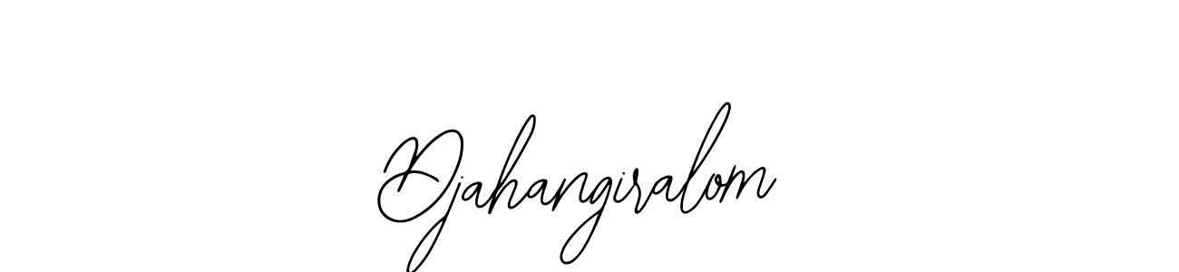 Djahangiralom stylish signature style. Best Handwritten Sign (Bearetta-2O07w) for my name. Handwritten Signature Collection Ideas for my name Djahangiralom. Djahangiralom signature style 12 images and pictures png