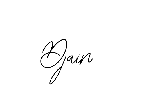 You should practise on your own different ways (Bearetta-2O07w) to write your name (Djain) in signature. don't let someone else do it for you. Djain signature style 12 images and pictures png