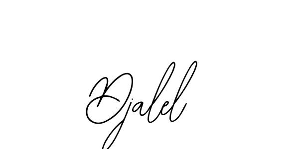 Make a beautiful signature design for name Djalel. With this signature (Bearetta-2O07w) style, you can create a handwritten signature for free. Djalel signature style 12 images and pictures png