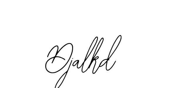 You should practise on your own different ways (Bearetta-2O07w) to write your name (Djalkd) in signature. don't let someone else do it for you. Djalkd signature style 12 images and pictures png