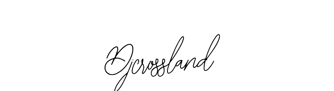 Make a beautiful signature design for name Djcrossland. With this signature (Bearetta-2O07w) style, you can create a handwritten signature for free. Djcrossland signature style 12 images and pictures png