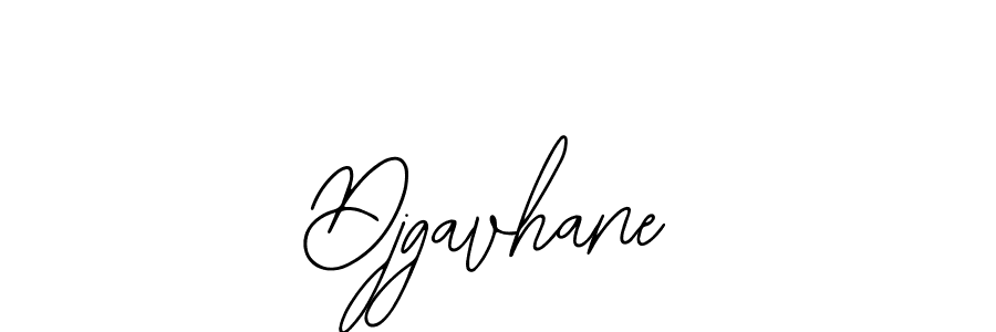 How to make Djgavhane signature? Bearetta-2O07w is a professional autograph style. Create handwritten signature for Djgavhane name. Djgavhane signature style 12 images and pictures png