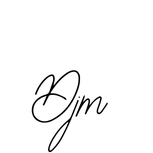 Make a beautiful signature design for name Djm. With this signature (Bearetta-2O07w) style, you can create a handwritten signature for free. Djm signature style 12 images and pictures png