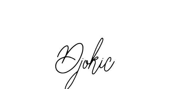 The best way (Bearetta-2O07w) to make a short signature is to pick only two or three words in your name. The name Djokic include a total of six letters. For converting this name. Djokic signature style 12 images and pictures png