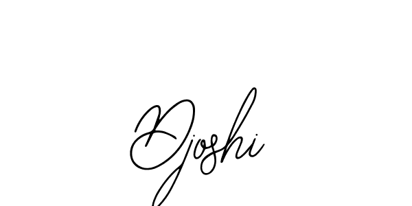 You should practise on your own different ways (Bearetta-2O07w) to write your name (Djoshi) in signature. don't let someone else do it for you. Djoshi signature style 12 images and pictures png
