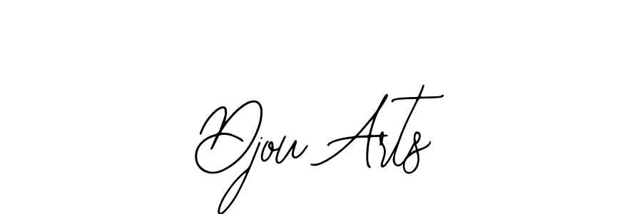 You should practise on your own different ways (Bearetta-2O07w) to write your name (Djou Arts) in signature. don't let someone else do it for you. Djou Arts signature style 12 images and pictures png