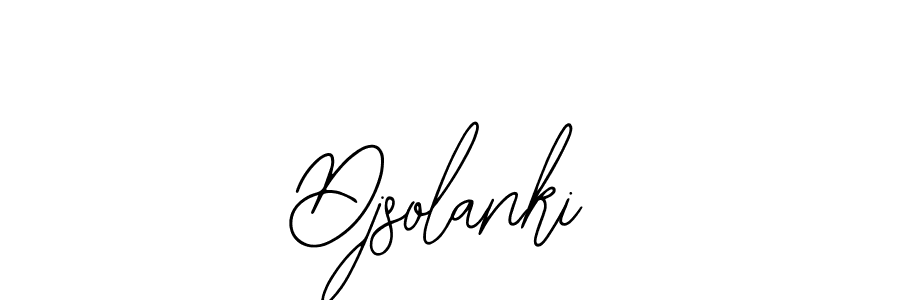 Make a beautiful signature design for name Djsolanki. With this signature (Bearetta-2O07w) style, you can create a handwritten signature for free. Djsolanki signature style 12 images and pictures png