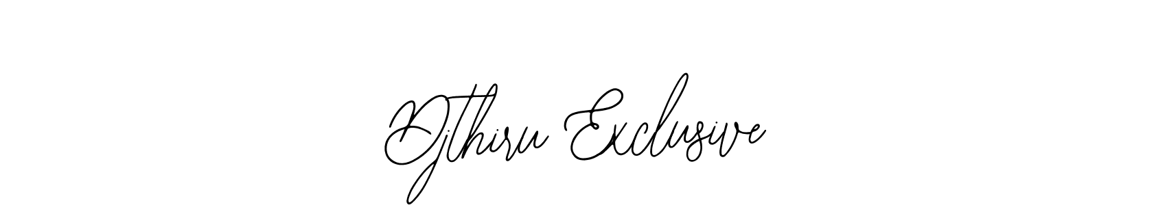 How to make Djthiru Exclusive signature? Bearetta-2O07w is a professional autograph style. Create handwritten signature for Djthiru Exclusive name. Djthiru Exclusive signature style 12 images and pictures png