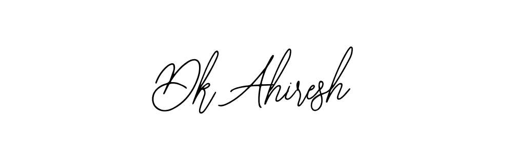 Bearetta-2O07w is a professional signature style that is perfect for those who want to add a touch of class to their signature. It is also a great choice for those who want to make their signature more unique. Get Dk Ahiresh name to fancy signature for free. Dk Ahiresh signature style 12 images and pictures png