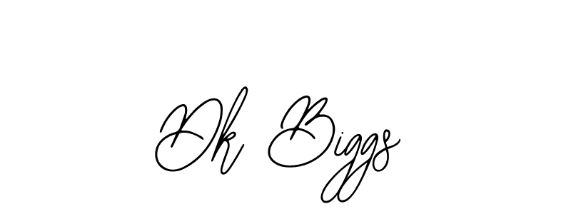 How to make Dk Biggs signature? Bearetta-2O07w is a professional autograph style. Create handwritten signature for Dk Biggs name. Dk Biggs signature style 12 images and pictures png