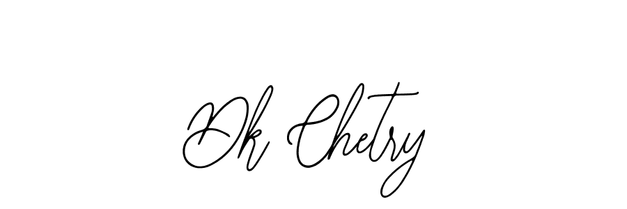 How to make Dk Chetry name signature. Use Bearetta-2O07w style for creating short signs online. This is the latest handwritten sign. Dk Chetry signature style 12 images and pictures png