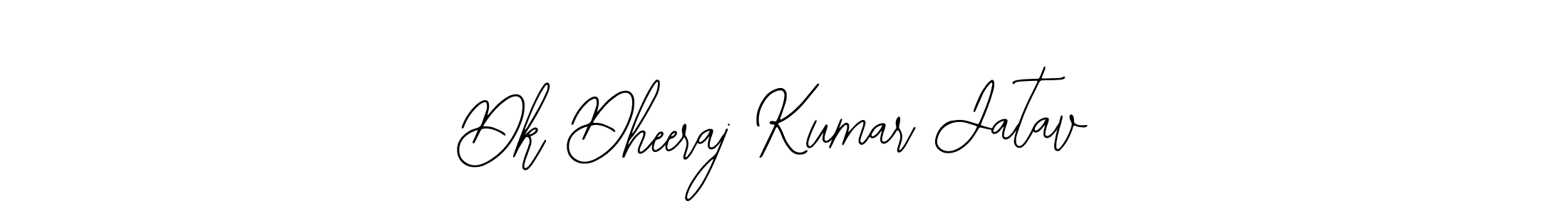 How to make Dk Dheeraj Kumar Jatav name signature. Use Bearetta-2O07w style for creating short signs online. This is the latest handwritten sign. Dk Dheeraj Kumar Jatav signature style 12 images and pictures png