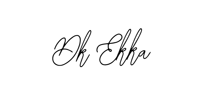 if you are searching for the best signature style for your name Dk Ekka. so please give up your signature search. here we have designed multiple signature styles  using Bearetta-2O07w. Dk Ekka signature style 12 images and pictures png