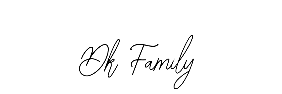 Dk Family stylish signature style. Best Handwritten Sign (Bearetta-2O07w) for my name. Handwritten Signature Collection Ideas for my name Dk Family. Dk Family signature style 12 images and pictures png