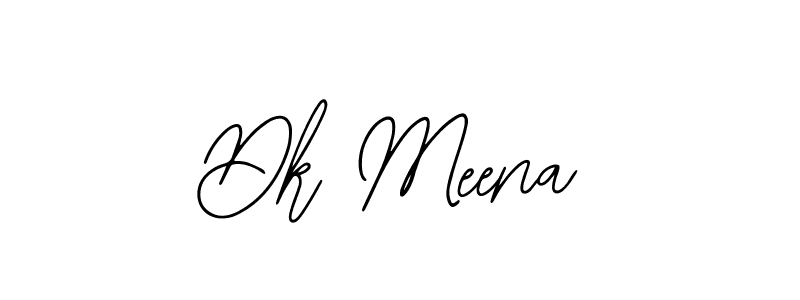 Create a beautiful signature design for name Dk Meena. With this signature (Bearetta-2O07w) fonts, you can make a handwritten signature for free. Dk Meena signature style 12 images and pictures png