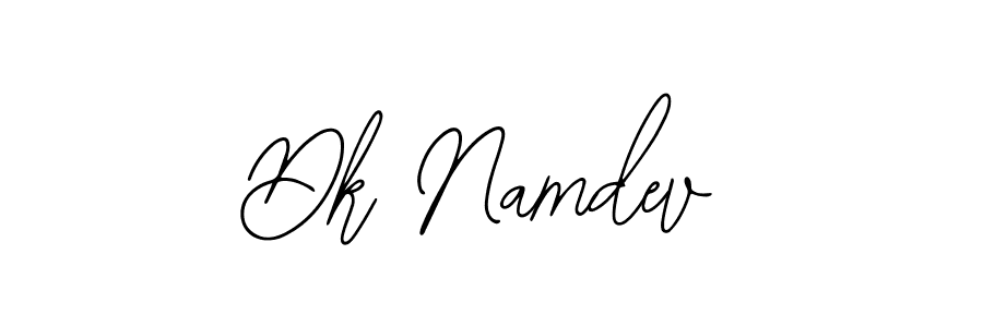 Also we have Dk Namdev name is the best signature style. Create professional handwritten signature collection using Bearetta-2O07w autograph style. Dk Namdev signature style 12 images and pictures png