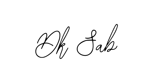 Dk Sab stylish signature style. Best Handwritten Sign (Bearetta-2O07w) for my name. Handwritten Signature Collection Ideas for my name Dk Sab. Dk Sab signature style 12 images and pictures png