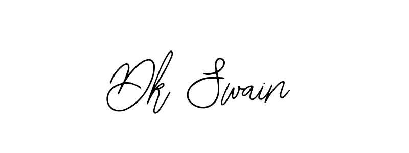 You should practise on your own different ways (Bearetta-2O07w) to write your name (Dk Swain) in signature. don't let someone else do it for you. Dk Swain signature style 12 images and pictures png