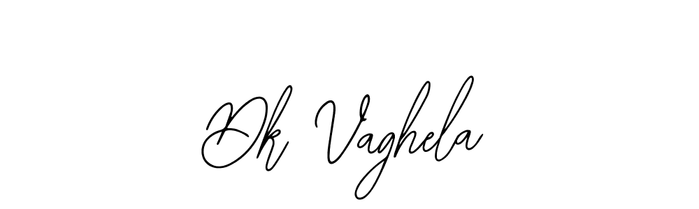 Dk Vaghela stylish signature style. Best Handwritten Sign (Bearetta-2O07w) for my name. Handwritten Signature Collection Ideas for my name Dk Vaghela. Dk Vaghela signature style 12 images and pictures png
