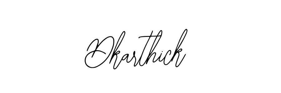 if you are searching for the best signature style for your name Dkarthick. so please give up your signature search. here we have designed multiple signature styles  using Bearetta-2O07w. Dkarthick signature style 12 images and pictures png