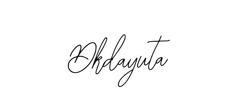 How to make Dkdayuta name signature. Use Bearetta-2O07w style for creating short signs online. This is the latest handwritten sign. Dkdayuta signature style 12 images and pictures png