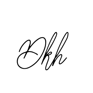 Use a signature maker to create a handwritten signature online. With this signature software, you can design (Bearetta-2O07w) your own signature for name Dkh. Dkh signature style 12 images and pictures png