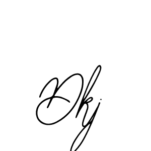 How to make Dkj name signature. Use Bearetta-2O07w style for creating short signs online. This is the latest handwritten sign. Dkj signature style 12 images and pictures png