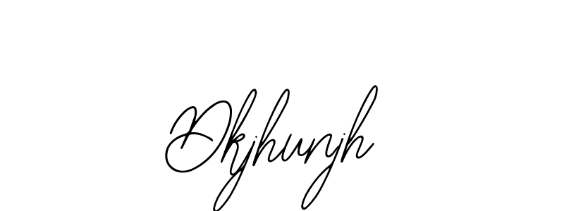 Use a signature maker to create a handwritten signature online. With this signature software, you can design (Bearetta-2O07w) your own signature for name Dkjhunjh. Dkjhunjh signature style 12 images and pictures png