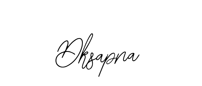 Design your own signature with our free online signature maker. With this signature software, you can create a handwritten (Bearetta-2O07w) signature for name Dksapna. Dksapna signature style 12 images and pictures png