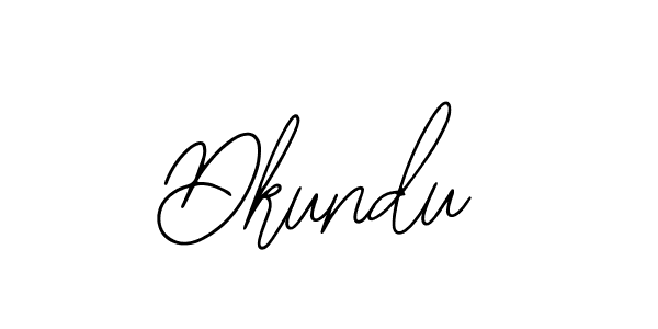 Design your own signature with our free online signature maker. With this signature software, you can create a handwritten (Bearetta-2O07w) signature for name Dkundu. Dkundu signature style 12 images and pictures png
