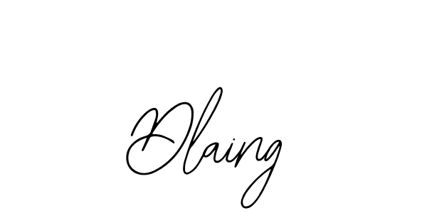 How to make Dlaing signature? Bearetta-2O07w is a professional autograph style. Create handwritten signature for Dlaing name. Dlaing signature style 12 images and pictures png