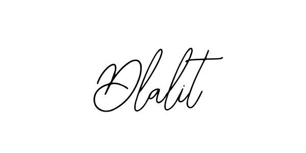 Design your own signature with our free online signature maker. With this signature software, you can create a handwritten (Bearetta-2O07w) signature for name Dlalit. Dlalit signature style 12 images and pictures png