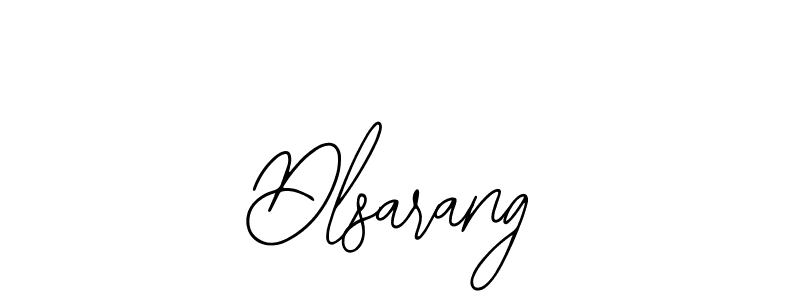 if you are searching for the best signature style for your name Dlsarang. so please give up your signature search. here we have designed multiple signature styles  using Bearetta-2O07w. Dlsarang signature style 12 images and pictures png