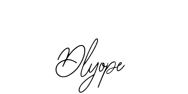 Make a beautiful signature design for name Dlyope. With this signature (Bearetta-2O07w) style, you can create a handwritten signature for free. Dlyope signature style 12 images and pictures png